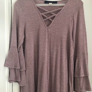 Francesca’s Bell Sleeve Sweater